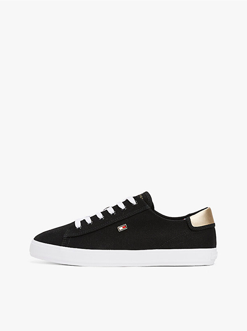Kadın Vulc Canvas Lace Up Sneaker Siyah FW0FW08647BDS