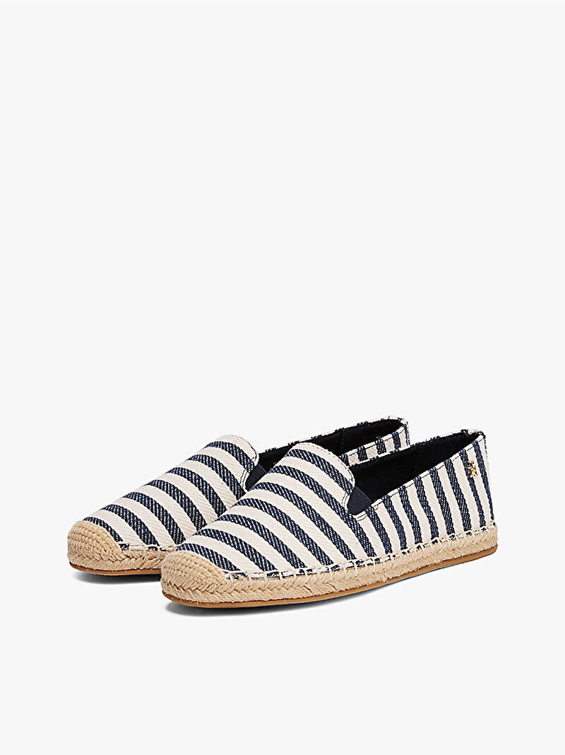 Kadın Nautical Stripe Espadril Lacivert FW0FW086530GZ