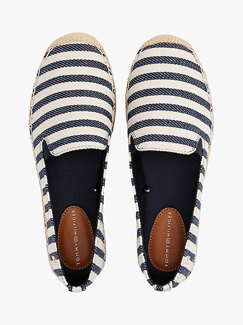 Kadın Nautical Stripe Espadril Lacivert FW0FW086530GZ