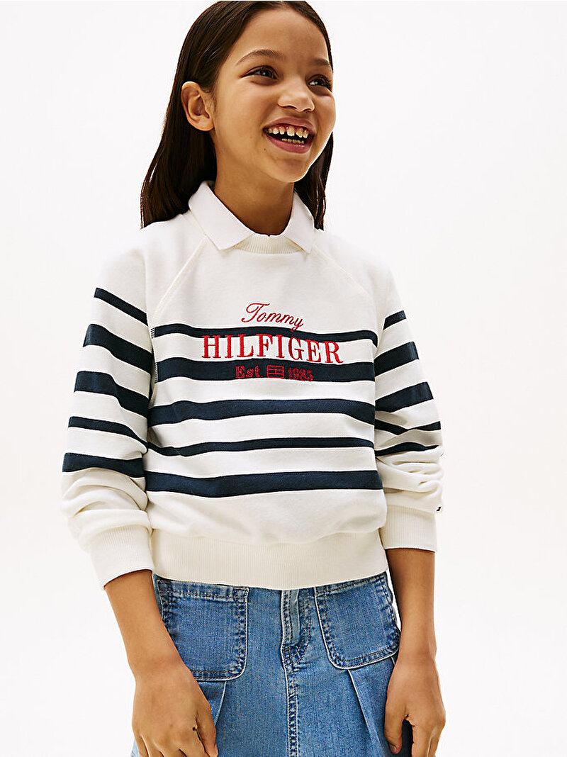Kız Çocuk Tommy Sweatshirt Çok renkli KG0KG084520A7
