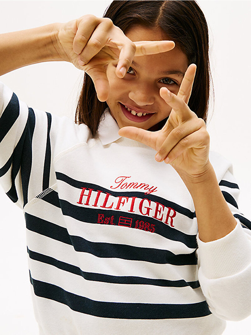 Kız Çocuk Tommy Sweatshirt Çok renkli KG0KG084520A7