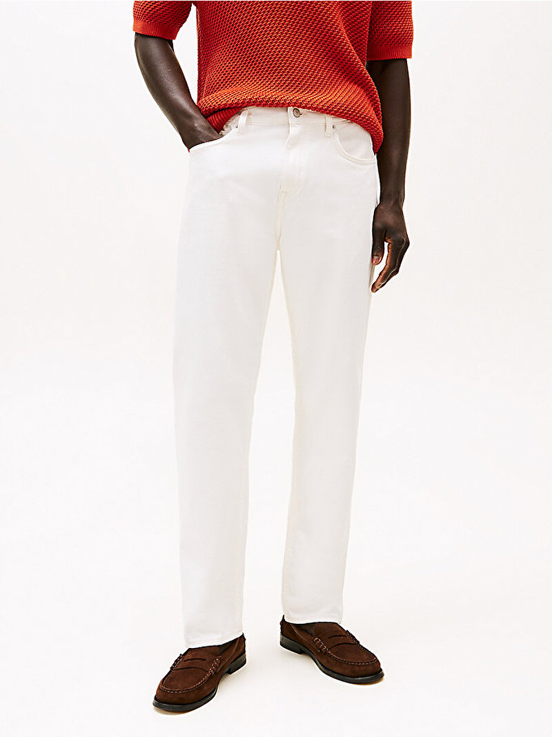 Erkek Regular Mercer Jean Pantolon Ekru MW0MW388161CD