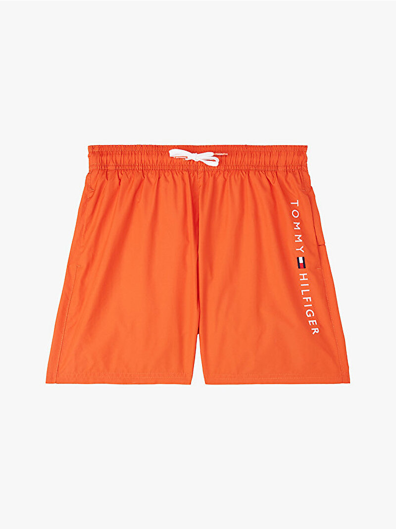 Erkek Çocuk Medium Drawstring Deniz Şortu Turuncu UB0UB00528SCX