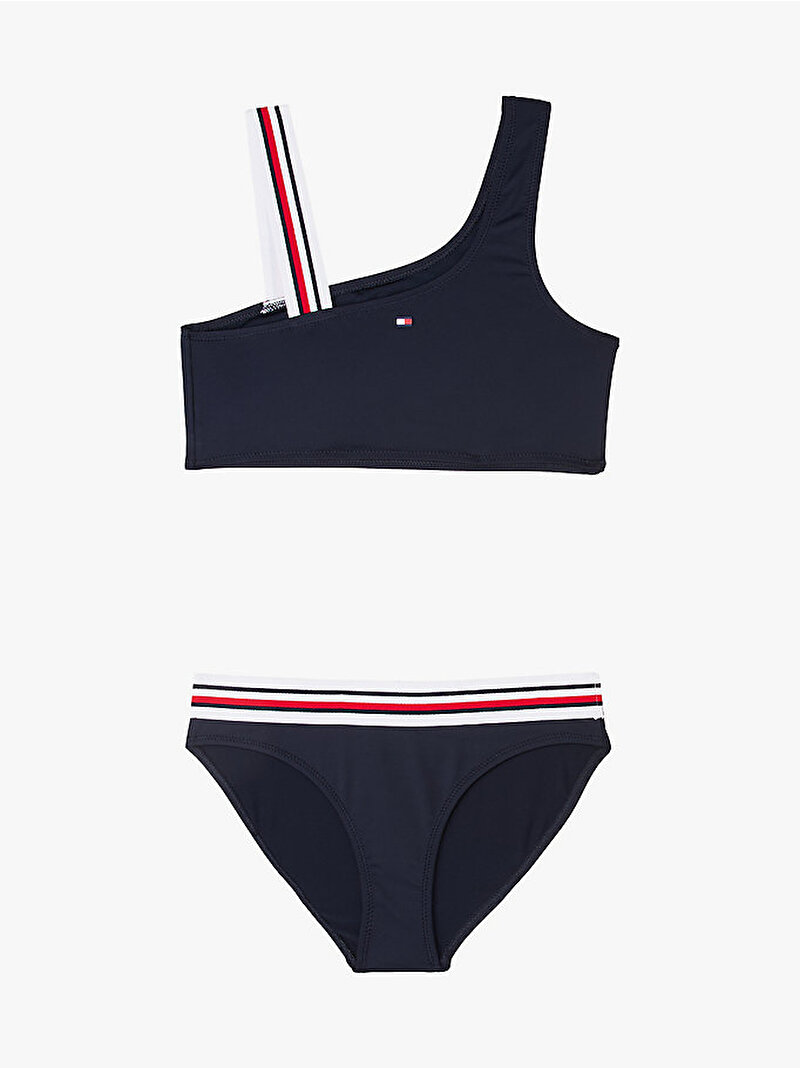 Kız Çocuk Tek Omuz Bikini Takım Lacivert UG0UG00805DW5