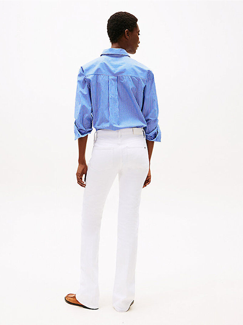 Kadın Bootcut Rw White Jean Pantolon Beyaz  WW0WW44362YCF