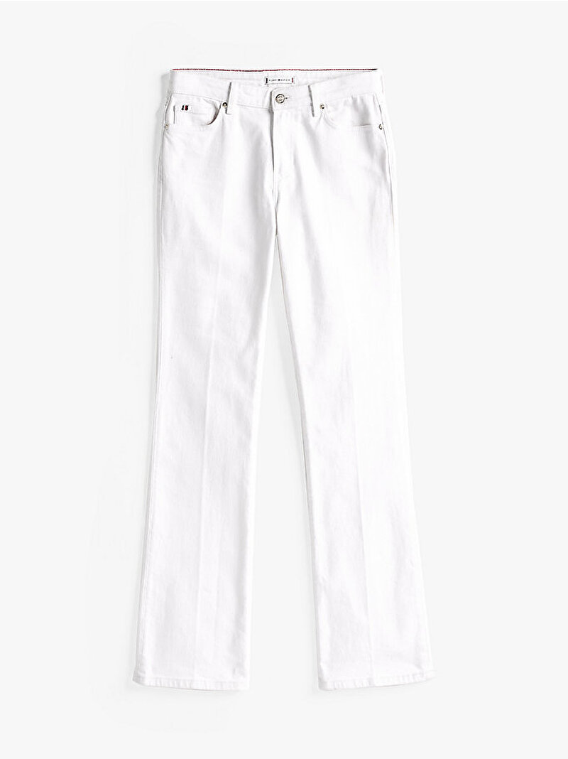 Kadın Bootcut Rw White Jean Pantolon Beyaz  WW0WW44362YCF