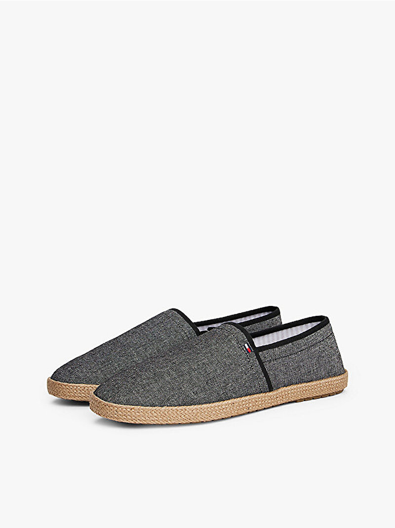 Erkek Hilfiger Chambray Espadril Siyah FM0FM05391BDS