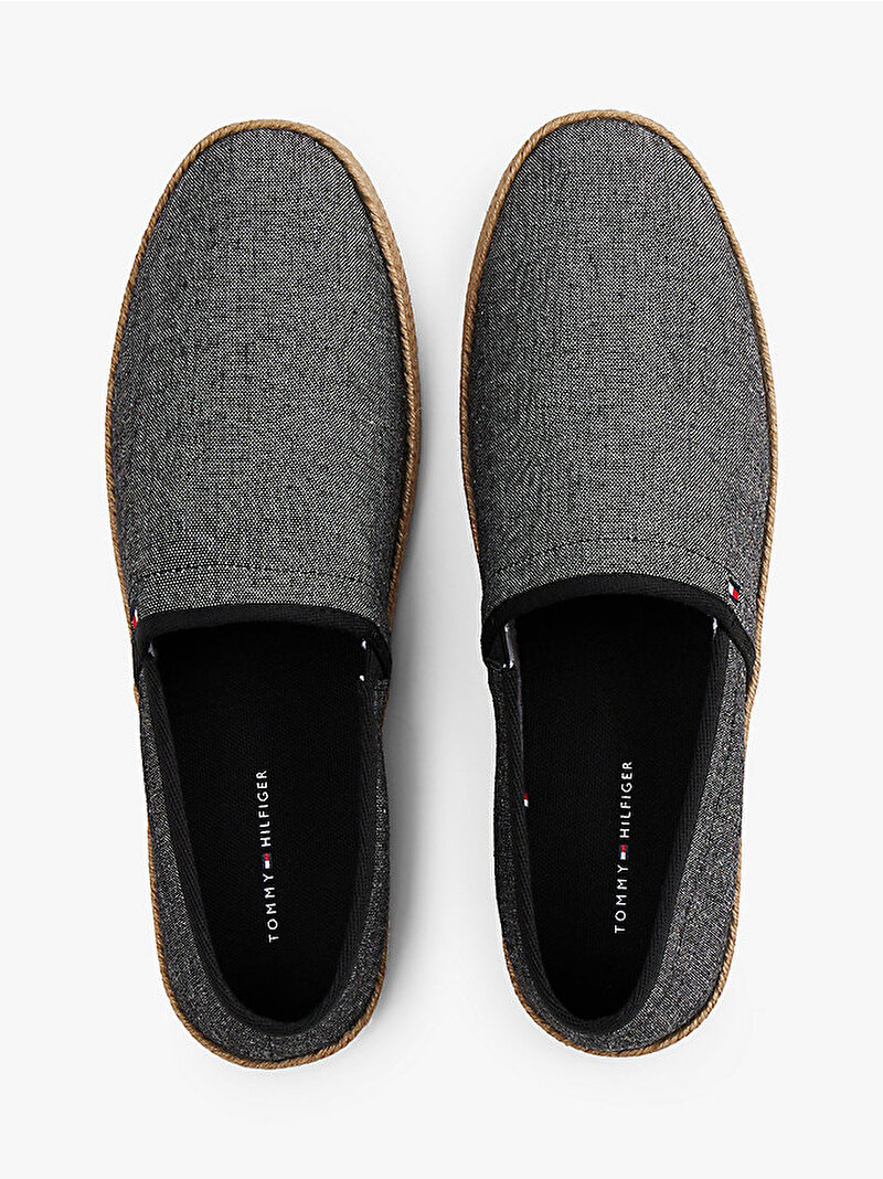 Erkek Hilfiger Chambray Espadril Siyah FM0FM05391BDS