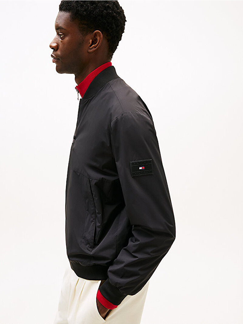 Erkek Branded Bomber Ceket Siyah MW0MW39199BDS