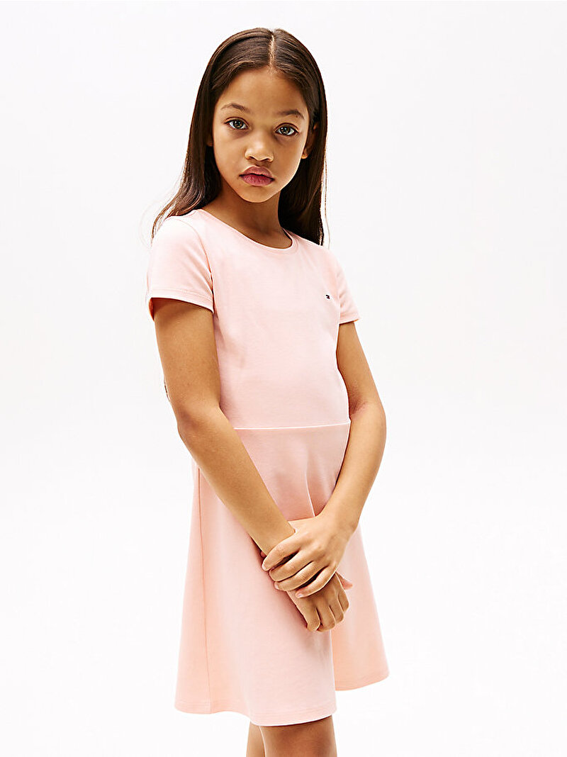 Kız Çocuk Essential Skater Elbise Pembe  KG0KG08487TKZ