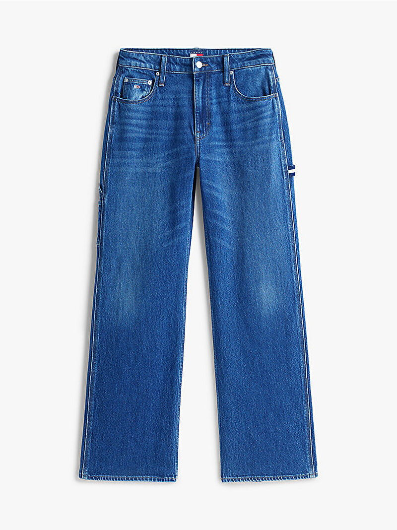 Kadın Mia Mr Relaxed Straight Jean Pantolon Lacivert DW0DW200611BK