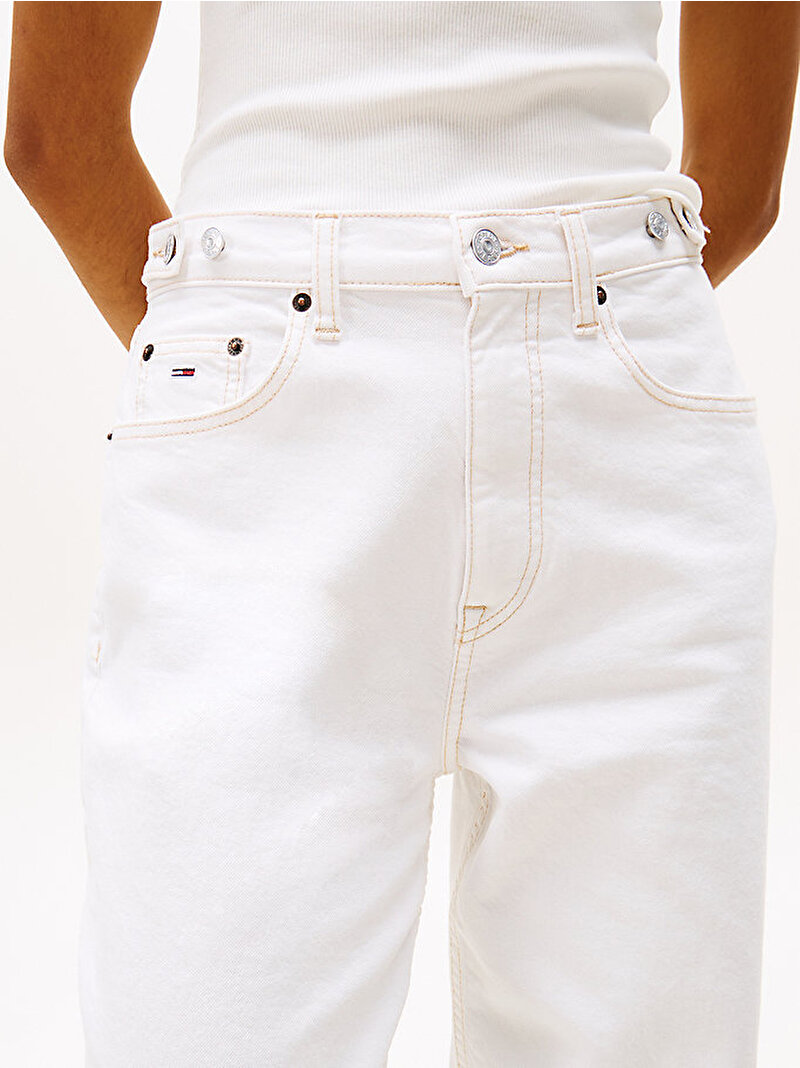 Kadın Layla Hr Slim Straight Jean Pantolon Beyaz  DW0DW200181CE