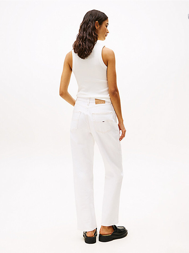 Kadın Layla Hr Slim Straight Jean Pantolon Beyaz  DW0DW200181CE