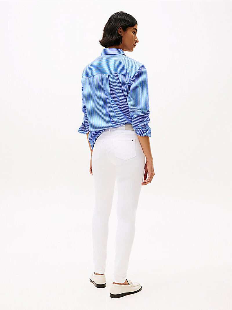 Kadın Como Skinny Jean Pantolon Beyaz  WW0WW44361YCF