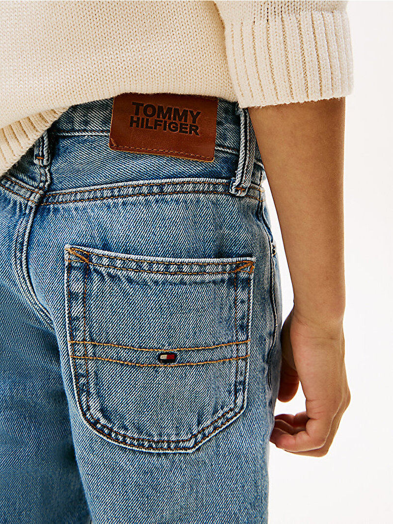 Erkek Çocuk Modern Straight Denim Şort Mavi  KB0KB096741AR