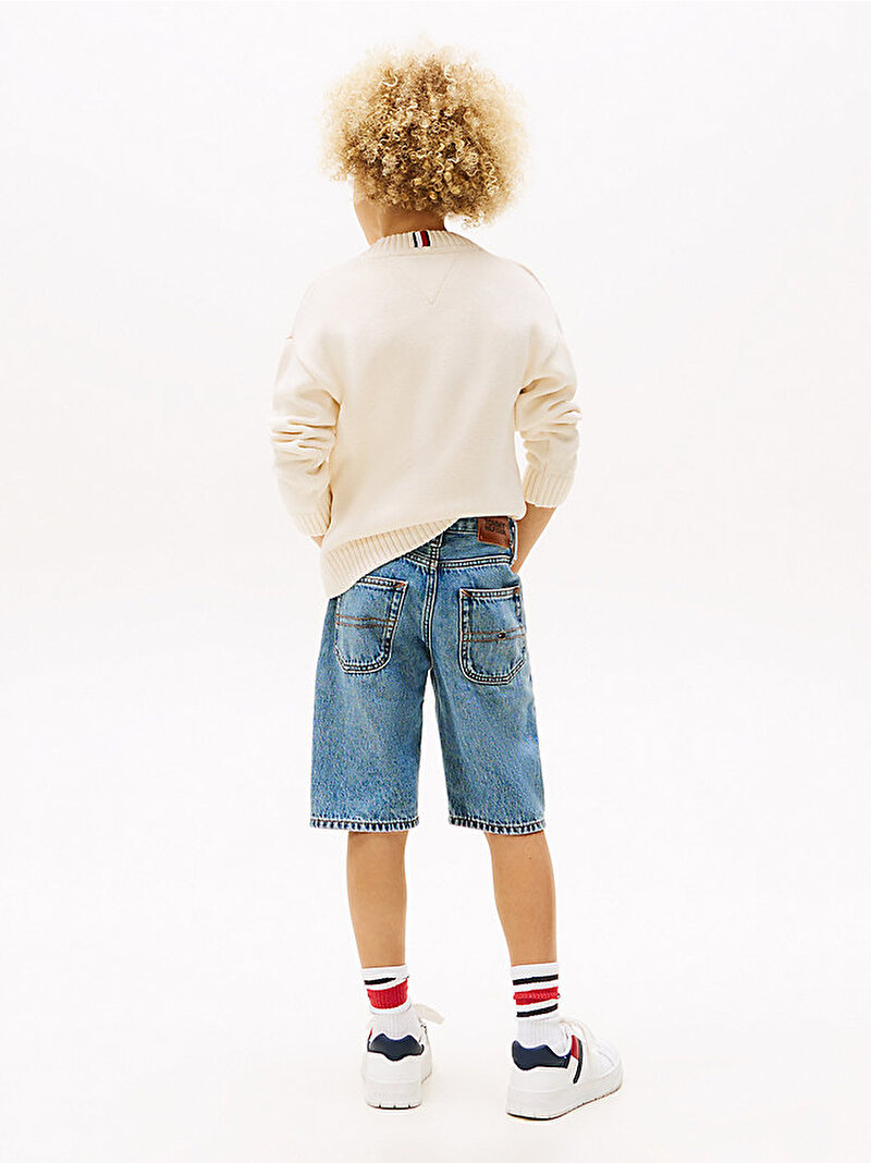Erkek Çocuk Modern Straight Denim Şort Mavi  KB0KB096741AR