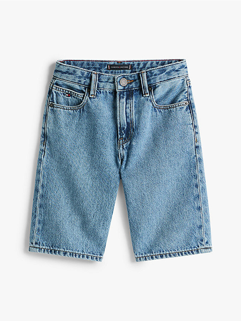 Erkek Çocuk Modern Straight Denim Şort Mavi  KB0KB096741AR