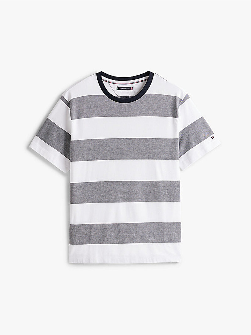 Erkek Regular Fit Striped T-Shirt Çok renkli MW0MW386490A4