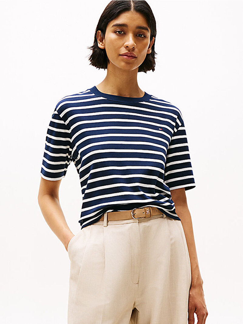 Kadın Rlx Modern Cody T-Shirt Lacivert WW0WW461580X4