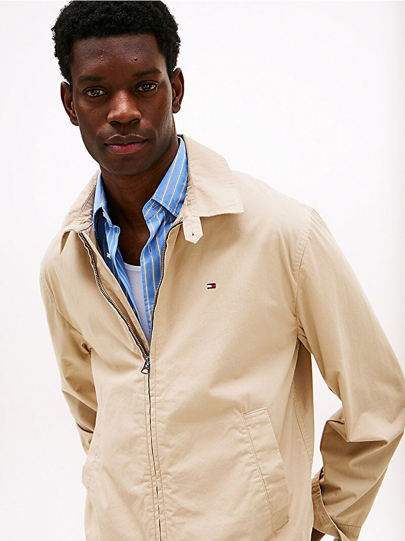 Erkek Lightweight Cotton Ceket Bej  MW0MW38715RBT