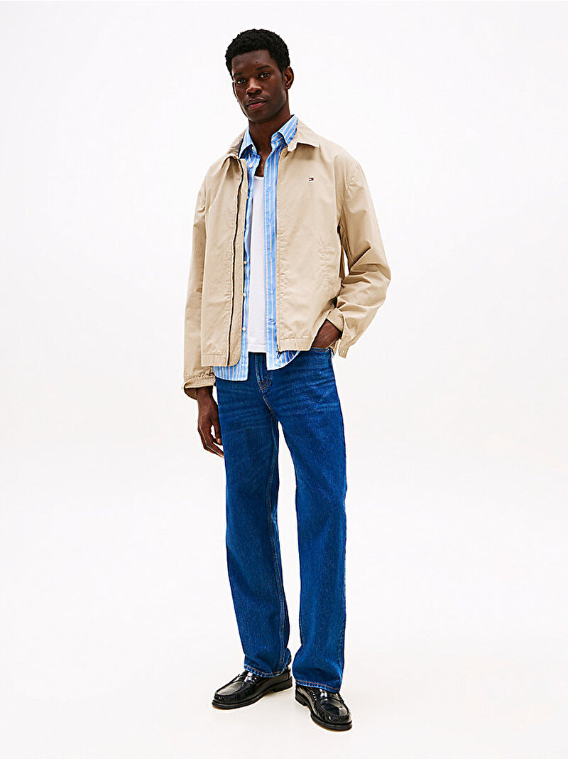 Erkek Lightweight Cotton Ceket Bej  MW0MW38715RBT