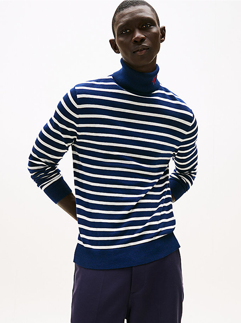 Erkek Turtleneck Kazak Çok renkli MW0MW417290A4