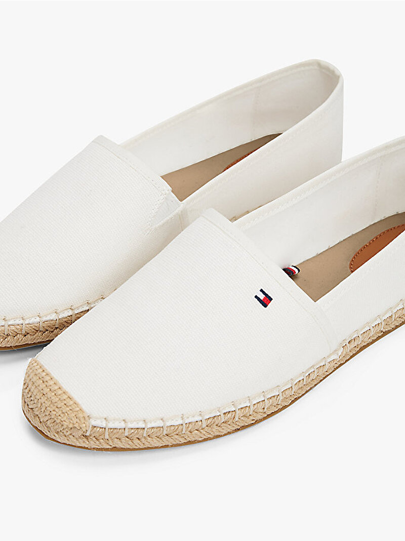 Kadın Flag Canvas Espadril Ekru FW0FW08541YBL