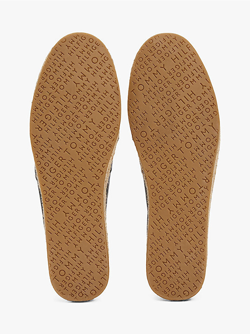 Kadın TH Logo Leather Espadril Siyah FW0FW08540BDS