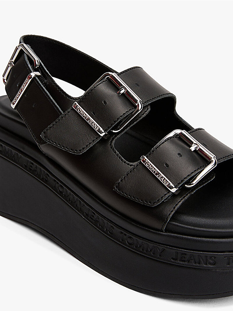 Kadın Tjw Wedge Sandalet Siyah EN0EN02774BDS