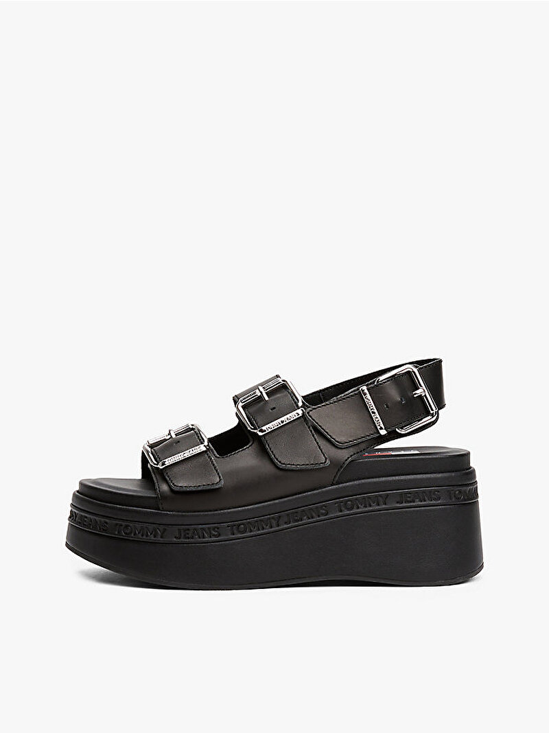 Kadın Tjw Wedge Sandalet Siyah EN0EN02774BDS