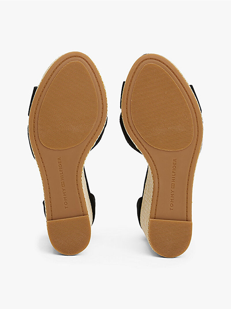 Kadın Flag High Wedge Espadril Siyah FW0FW08661BDS