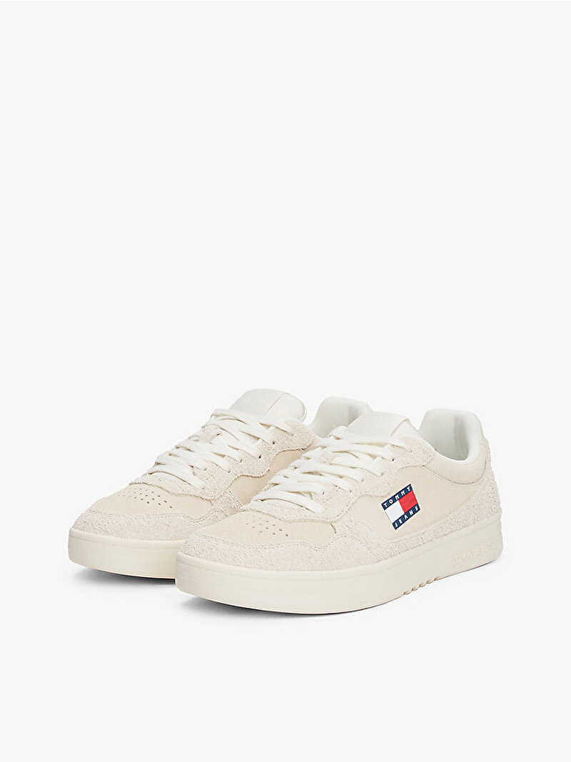 Erkek Tjm Cupsole Suede Sneaker Bej  EM0EM01568ACG