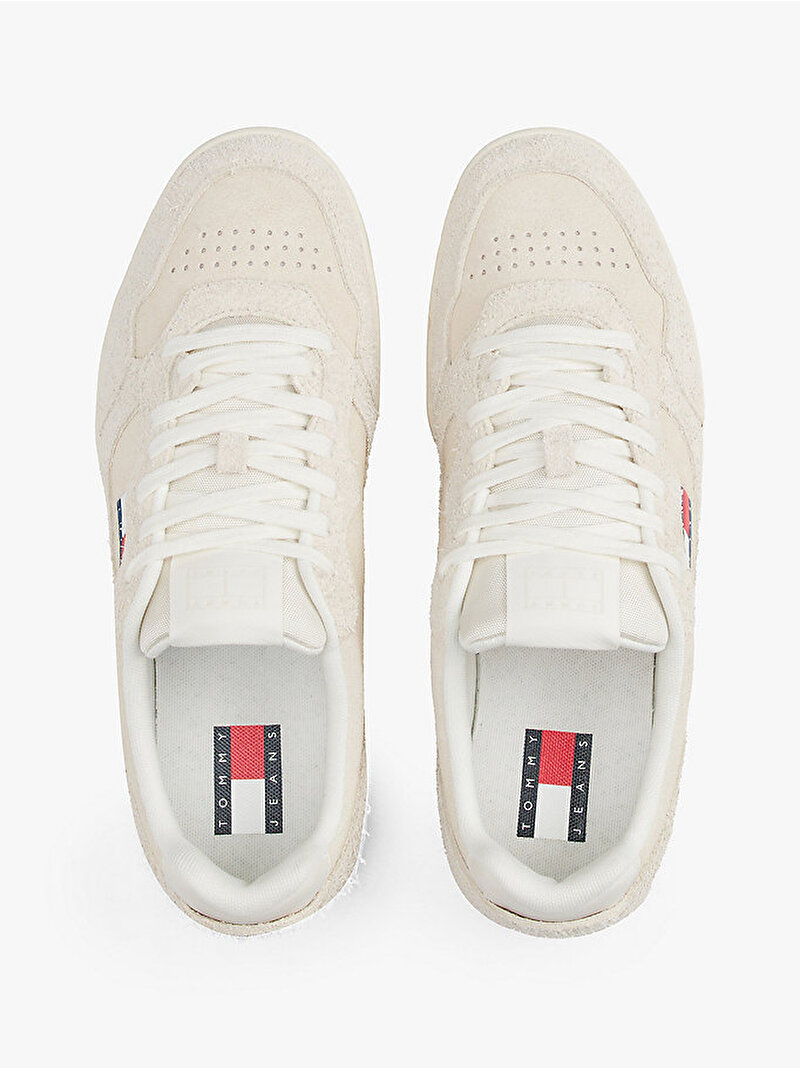 Erkek Tjm Cupsole Suede Sneaker Bej  EM0EM01568ACG