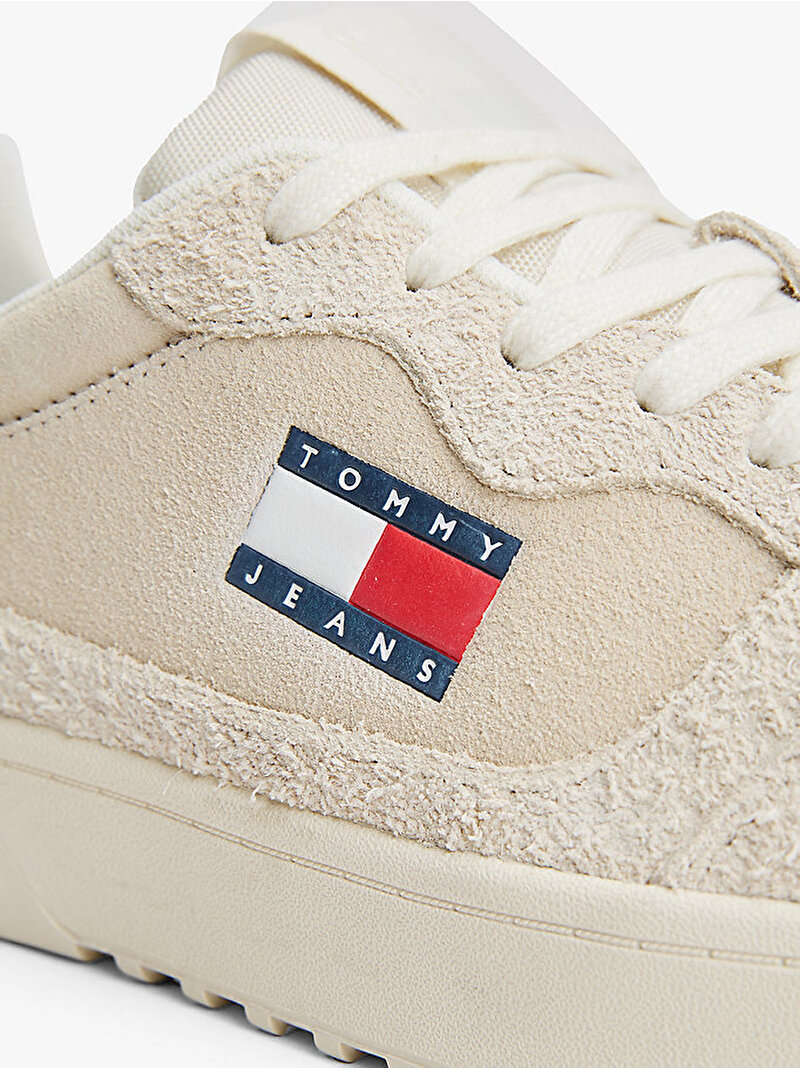 Erkek Tjm Cupsole Suede Sneaker Bej  EM0EM01568ACG