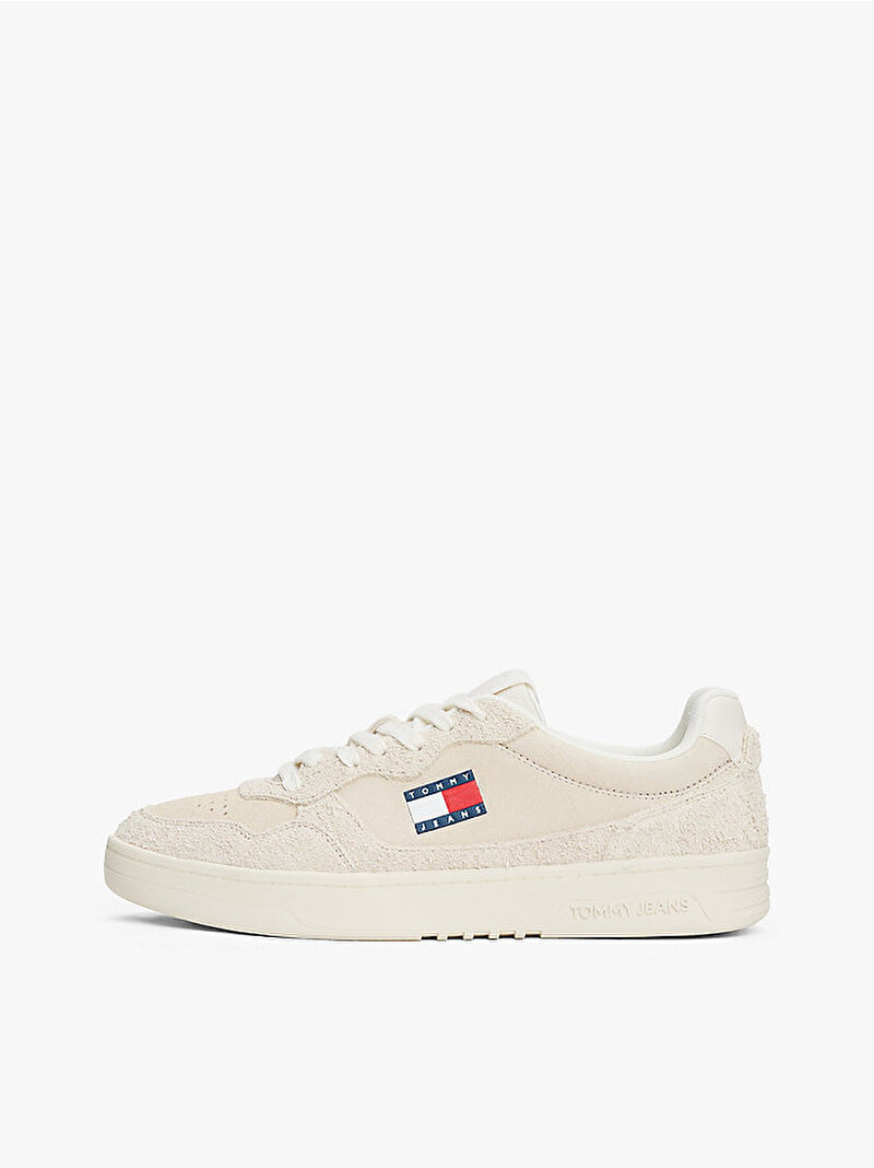 Erkek Tjm Cupsole Suede Sneaker Bej  EM0EM01568ACG