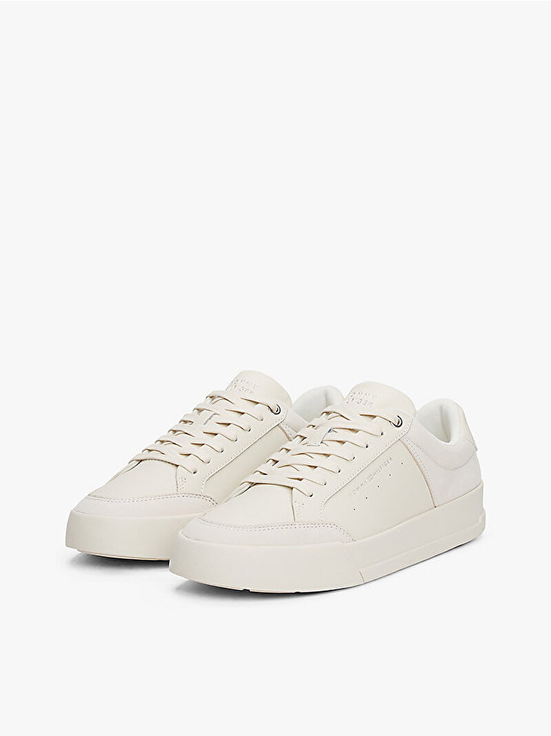 Erkek TH Court Mix Sneaker Beyaz  FM0FM05410AF3