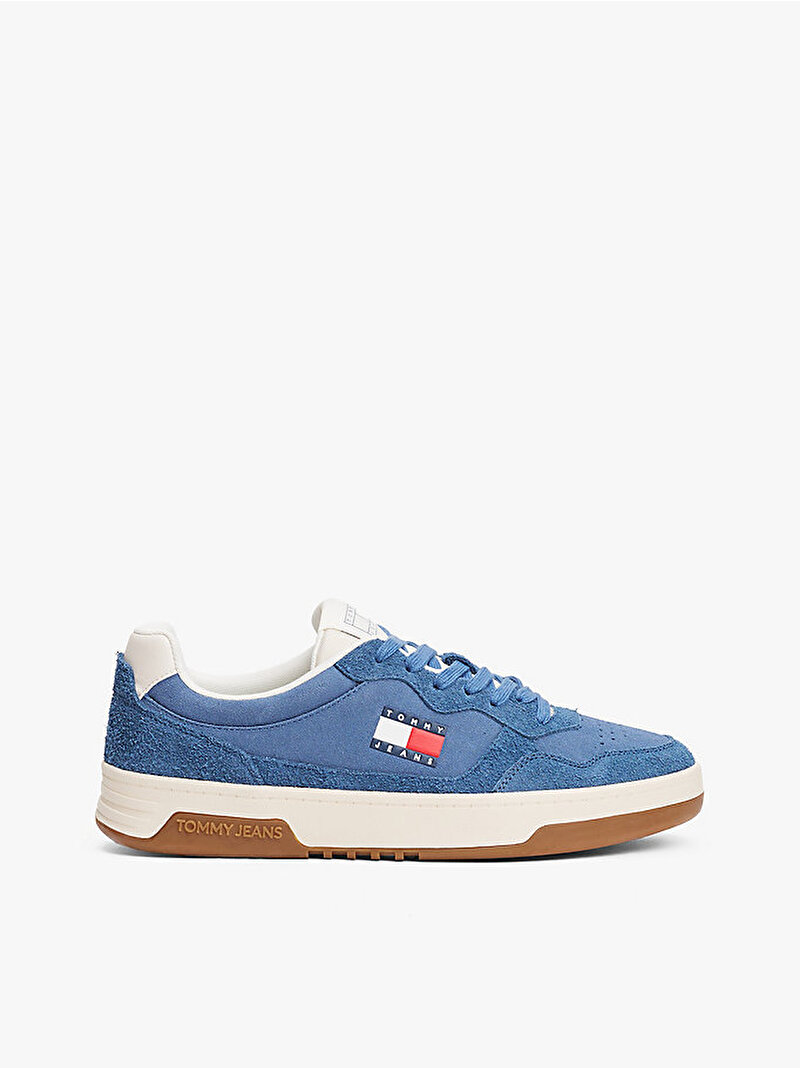 Erkek Tjm Cupsole Suede Sneaker Mavi  EM0EM01568DBX
