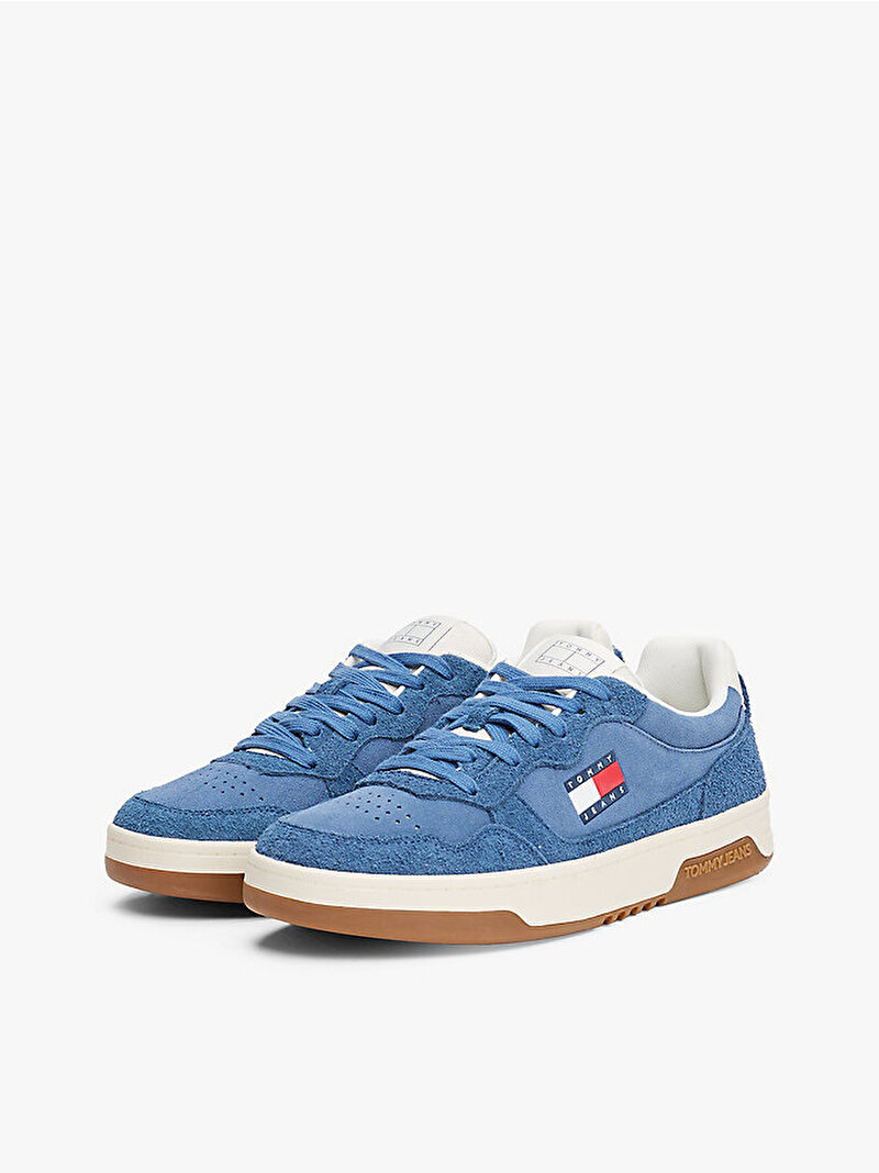 Erkek Tjm Cupsole Suede Sneaker Mavi  EM0EM01568DBX