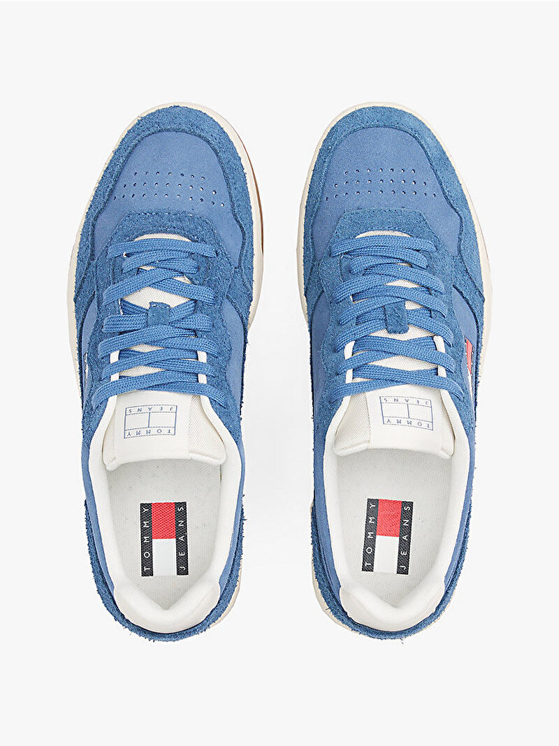 Erkek Tjm Cupsole Suede Sneaker Mavi  EM0EM01568DBX