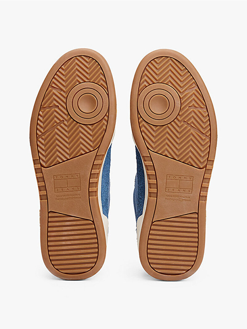Erkek Tjm Cupsole Suede Sneaker Mavi  EM0EM01568DBX
