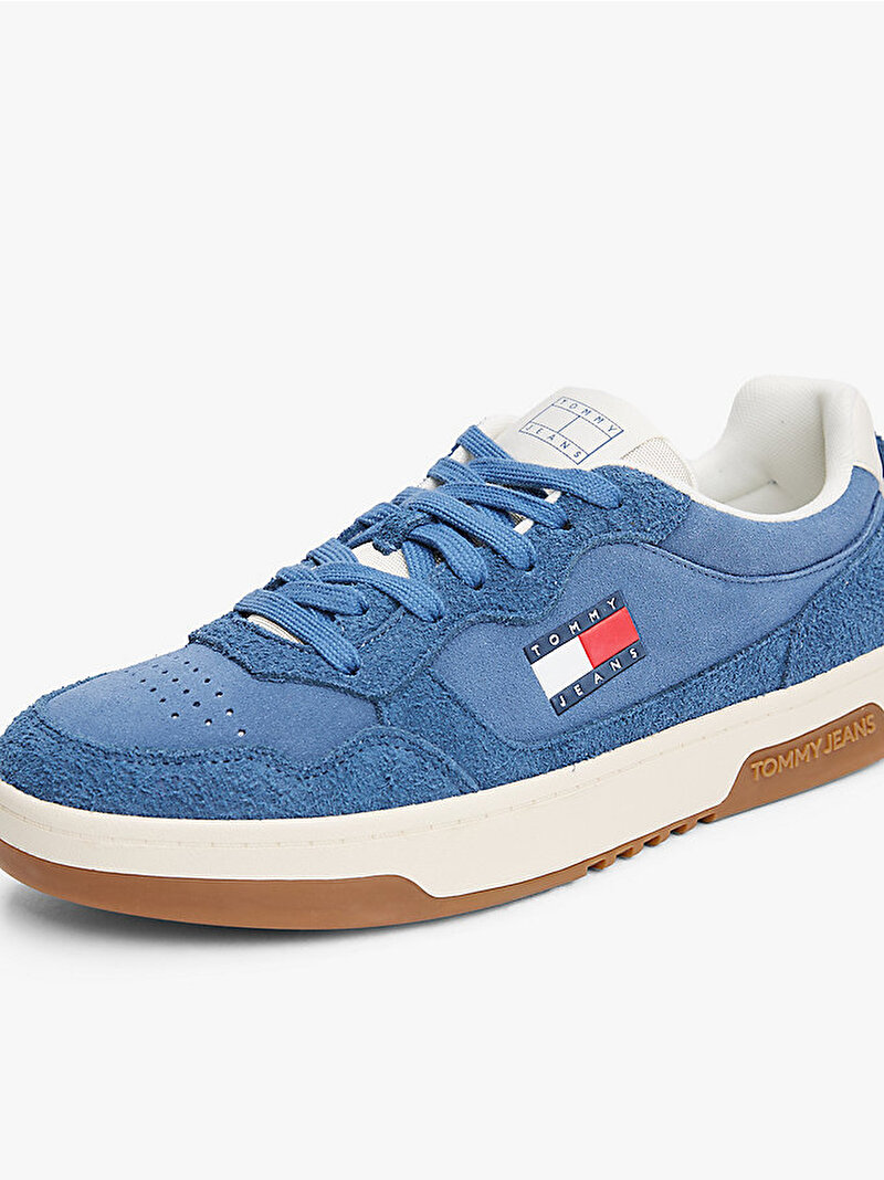 Erkek Tjm Cupsole Suede Sneaker Mavi  EM0EM01568DBX