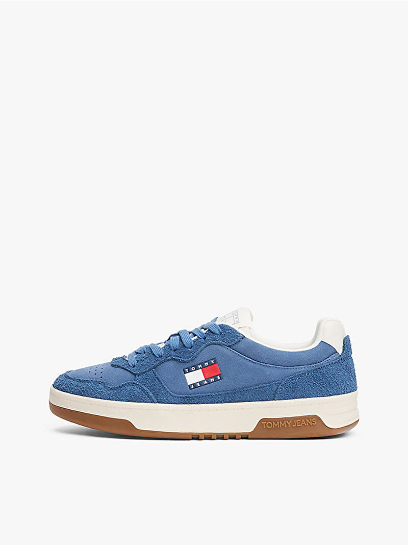 Erkek Tjm Cupsole Suede Sneaker Mavi  EM0EM01568DBX