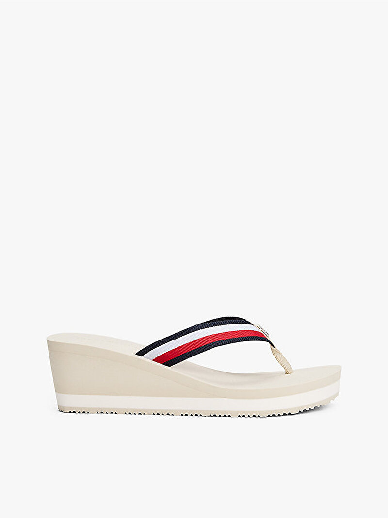 Kadın TH Corporate Wedge Terlik Bej  FW0FW08520ACJ