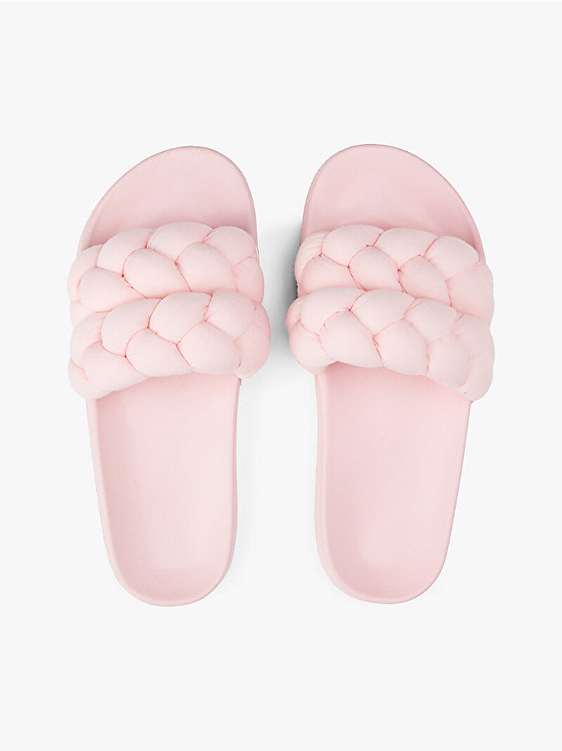 Kadın Tjw Braided Terlik Pembe  EN0EN02764TIO