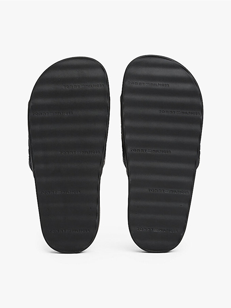 Kadın Platform Monogram Plaj Terliği Siyah FW0FW08526BDS