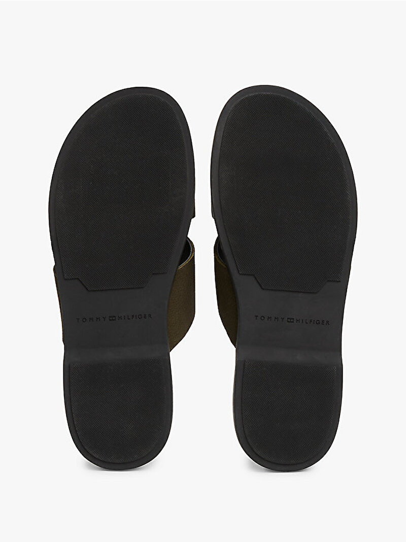 Erkek Premium Hilfiger Terlik Yeşil FM0FM05482RBN