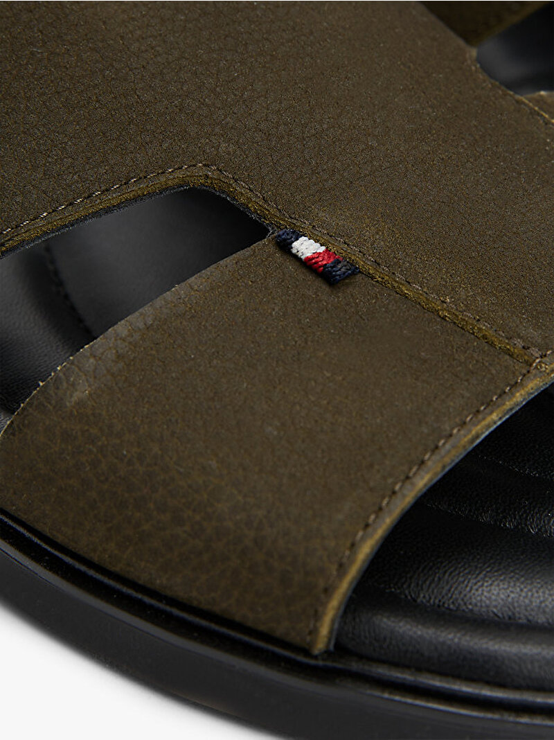 Erkek Premium Hilfiger Terlik Yeşil FM0FM05482RBN