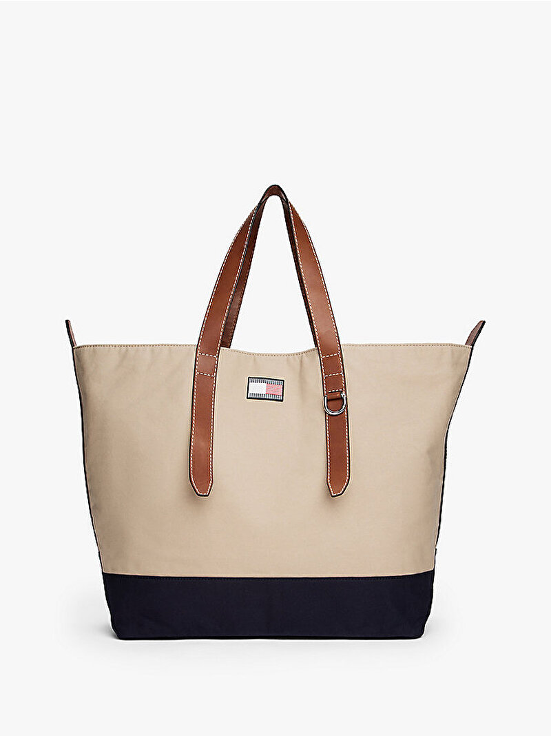 Erkek Canvas Tote Çanta Bej  AM0AM13915ACI