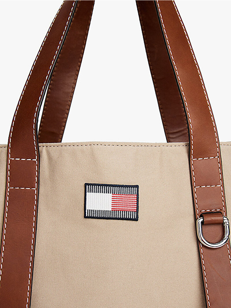 Erkek Canvas Tote Çanta Bej  AM0AM13915ACI