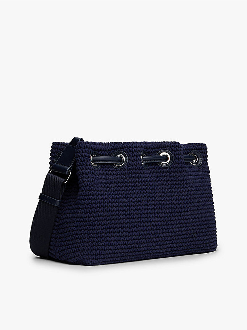 Kadın Drawstring Omuz Çantası Mavi  AW0AW18175DW6